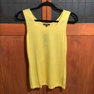 NWT Lafayette 148 Yellow Tank